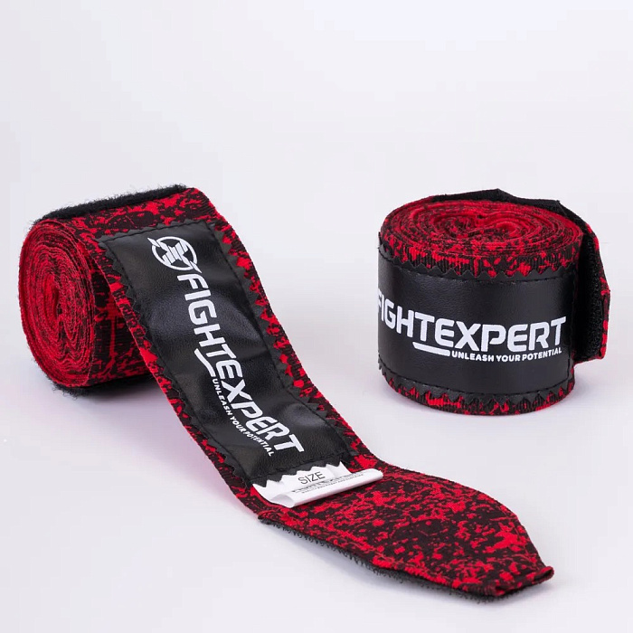 Бинт для бокса Fight Expert Fancy Красный/черный