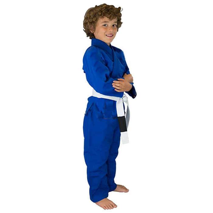 Кимоно детское джиу-джитсу Puncher Blue (без пояса)