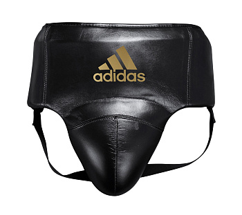 adiPGG01PRO Защита паха мужская AdiStar Pro Groin Guard черно-золотая