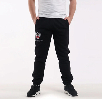 Штаны спортивные Вышивка ФБ РТ черные