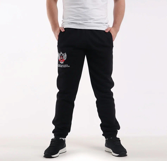 Штаны спортивные Вышивка ФБ РТ черные