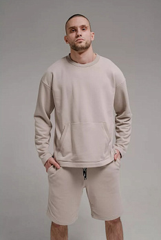 Свитшот оверсайз PUNCHER 5505Б серый