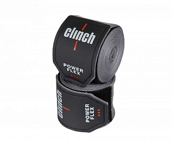 C239 Бинты боксерские Clinch Boxing Hand Wrap Power Flex серые