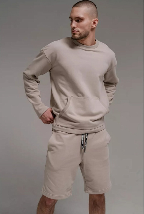 Свитшот оверсайз PUNCHER 5505Б серый