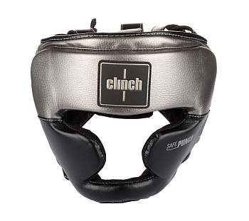 C148 Шлем боксерский Clinch Punch 2.0 Full Face черно-бронзовый
