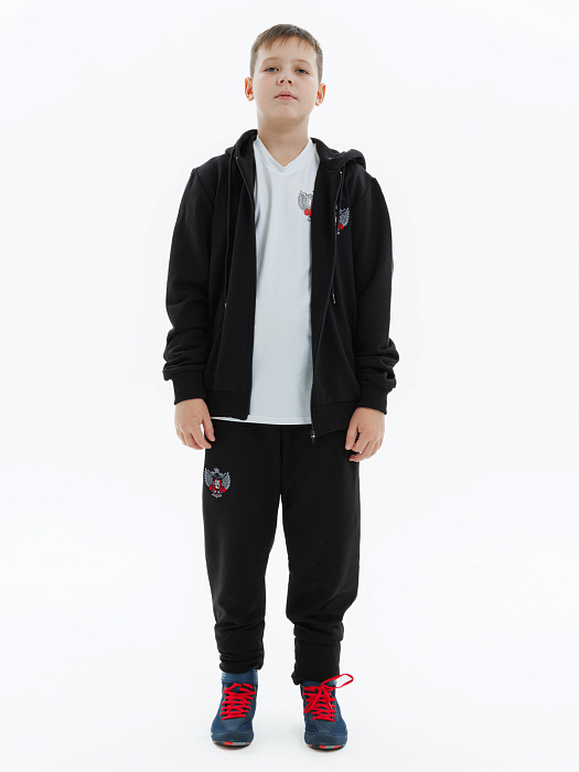 Детский костюм Федерации бокса России черный