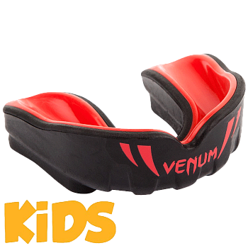 Капа боксерская детская Venum Challenger Black/Red