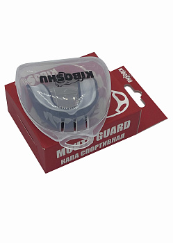 44-11 Kiboshu Капа одночелюстная Детская Two-layer with teeth/Черный/Силикон