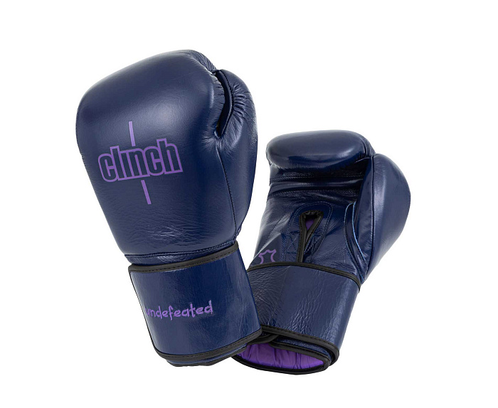 C161 Перчатки боксерские Clinch Undefeated темно-синие