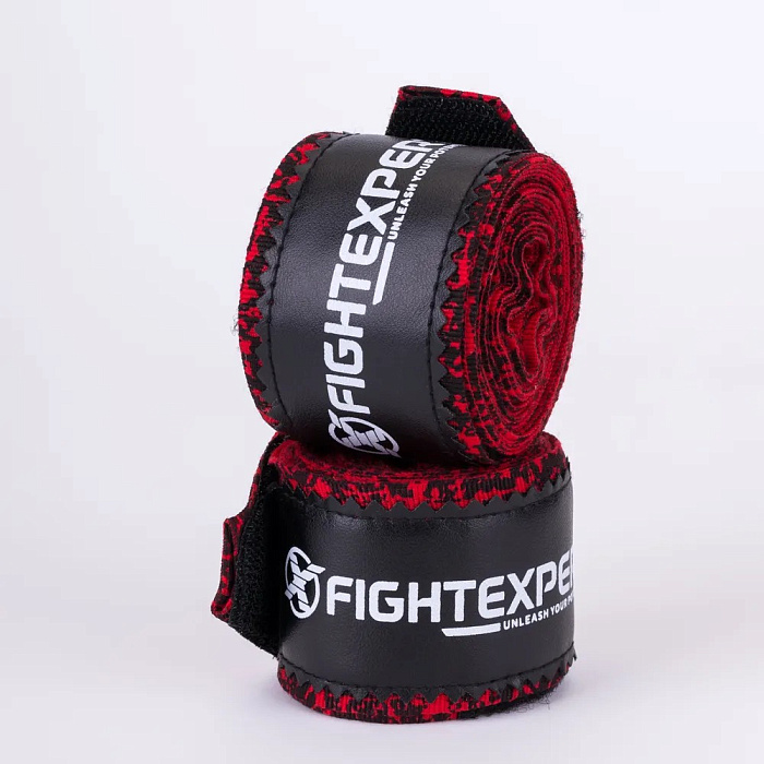 Бинт для бокса Fight Expert Fancy Красный/черный