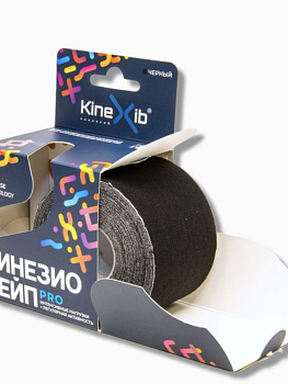 Кинезио-тейп Kinexib Pro (5м*5см) чёрный 