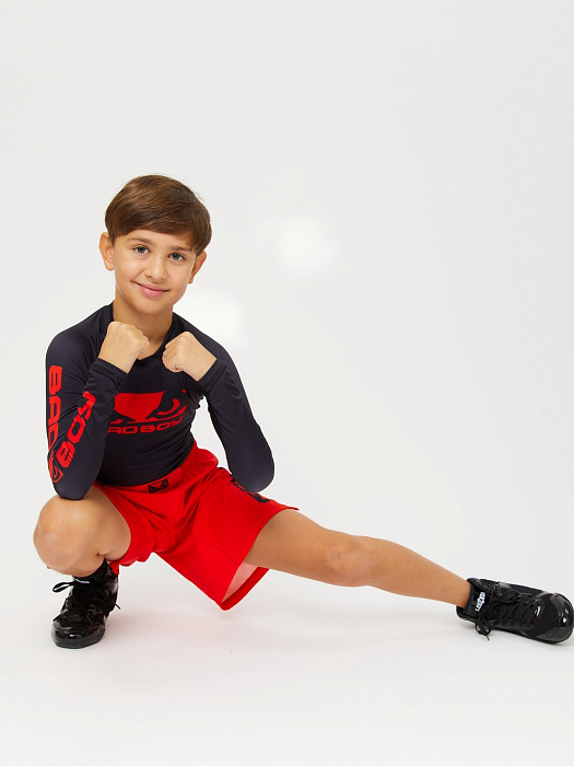 Детские Шорты для MMA Bad Boy Pro Series 2.0 красный/черный 