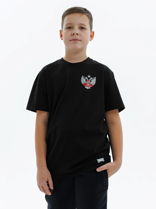 Футболка детская Puncher ФБ России 5.0 черный