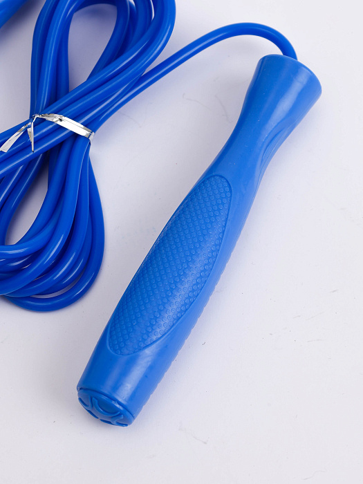 Скакалка с подшипником голубой