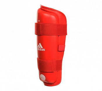 adiWAKOSG01 Защита голени WAKO Kickboxing Shin Guards красная