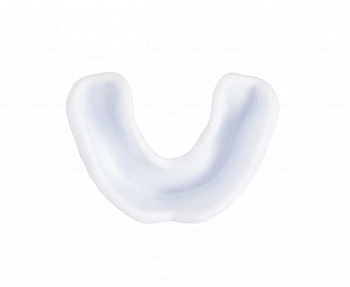 C511 Капа одночелюстная Clinch Competition Single Layer Mouthguard белая (размер Senior)