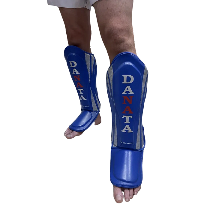 Защита голень+стопа PU \  синий