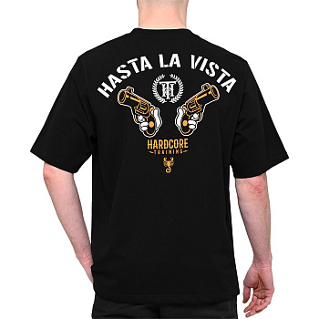 Футболка Hardcore Training Revolvers Black Oversized Fit 2.0