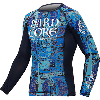 Рашгард Hardcore Training Knight Navy/Blue LS