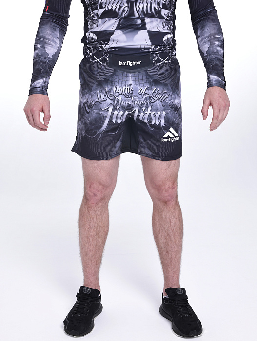 Шорты шахматы BJJ I Am Fighter  - HD144/1/25