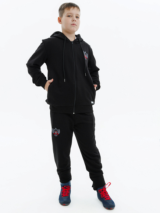 Детский костюм Федерации бокса России черный