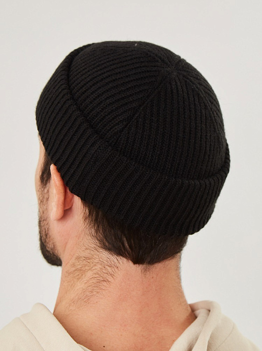 Шапка докер Bad Boy черный/белый