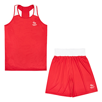 ABS1024-032 боксерская форма стандарта IBA, красная