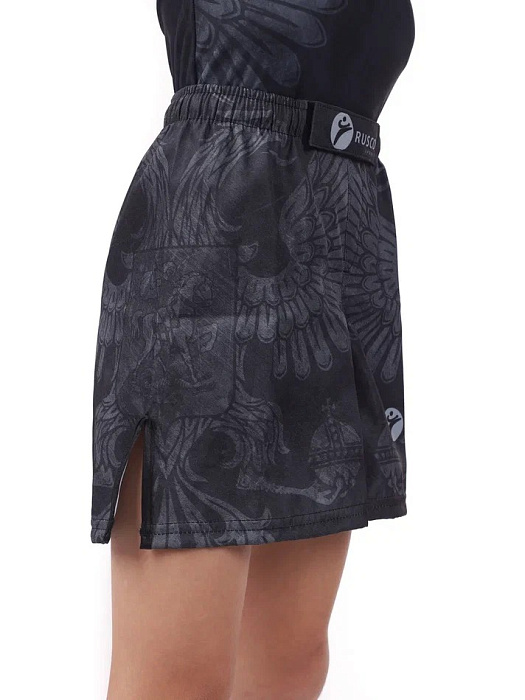 Шорты для MMA Rusco Sport BLACK HERB, детские 