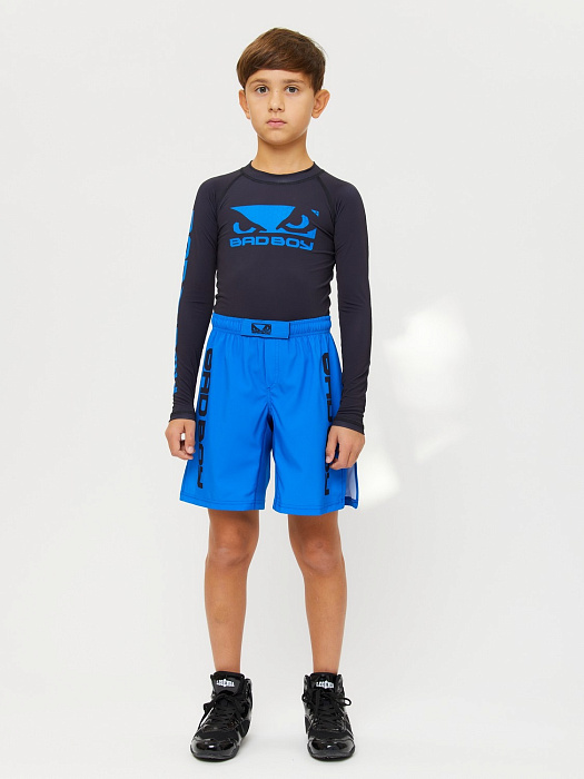 Детский Рашгард Bad Boy Origin New Rashguard Long Sleeves черный/синий