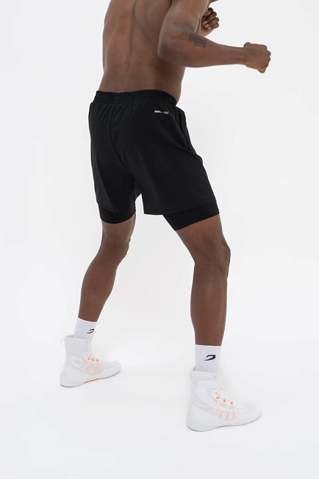 Шорты Valdes 2 в 1 Черный