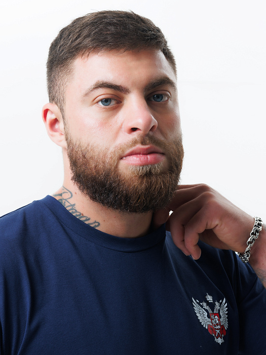 Футболка Puncher ФБ России 5.0 темно-синий