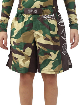 Детские шорты Hardcore Training Forest Camo