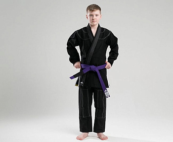 JJ350 Adidas Кимоно для джиу-джитсу Challenge 2.0 черное (без пояса)