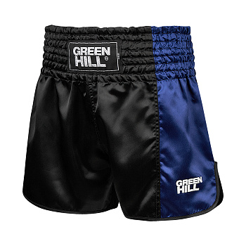 BS-10694RU шорты для кикбоксинга RING чёрно-синие