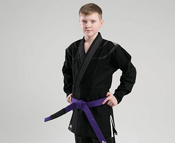 JJ350 Adidas Кимоно для джиу-джитсу Challenge 2.0 черное (без пояса)