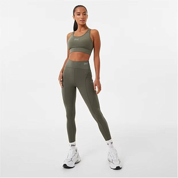 Топ женский Everlast Medium Support Sports Bra Khaki