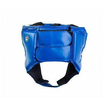 C112 Шлем боксерский Clinch Olimp синий Герб