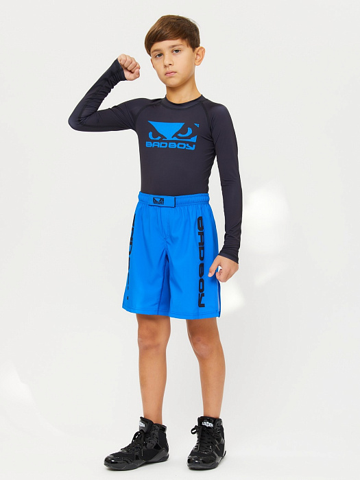 Детский Рашгард Bad Boy Origin New Rashguard Long Sleeves черный/синий
