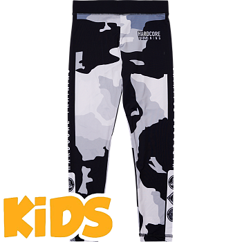 Детские компрессионные штаны Hardcore Training Cow Camo