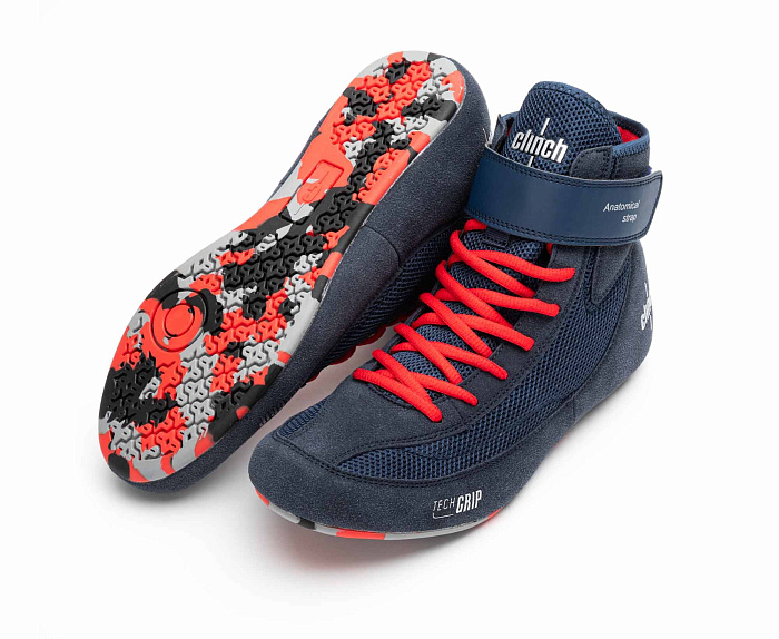 C420 Борцовки Clinch Grip 2.0 сине-красные