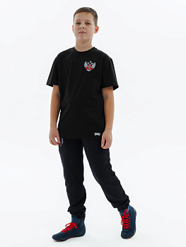 Футболка детская Puncher ФБ России 5.0 черный