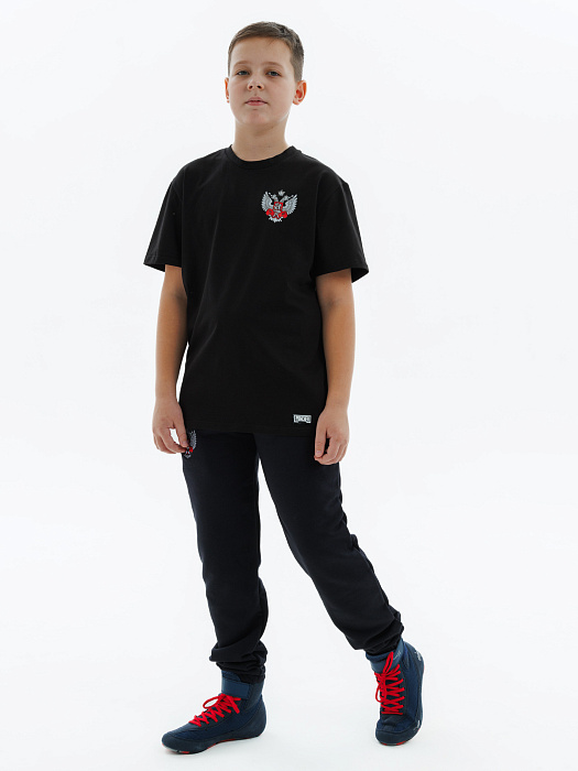 Футболка детская Puncher ФБ России 5.0 черный