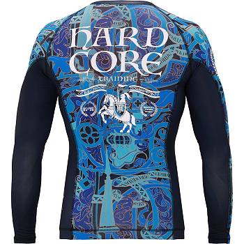 Рашгард Hardcore Training Knight Navy/Blue LS