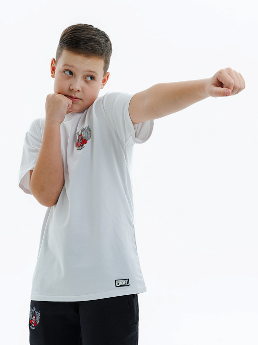 Футболка детская Puncher ФБ России 5.0 белая