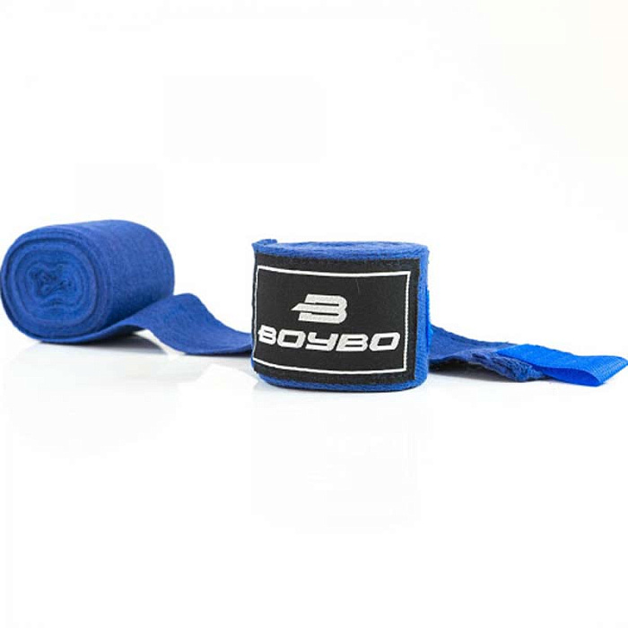 Бинты BoyBo хлопок-эластан, Синий,BB2002-20