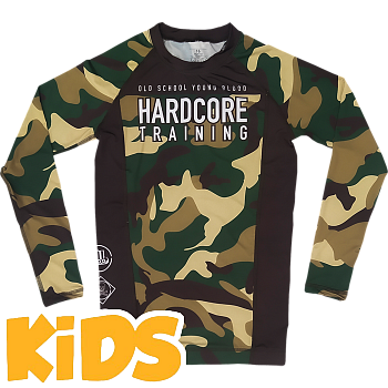 Детский рашгард Hardcore Training Forest Camo