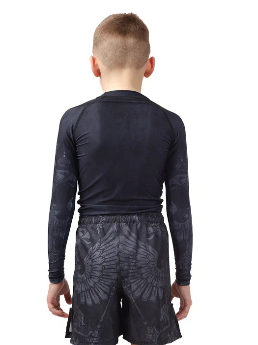 Шорты для MMA Rusco Sport BLACK HERB, детские 