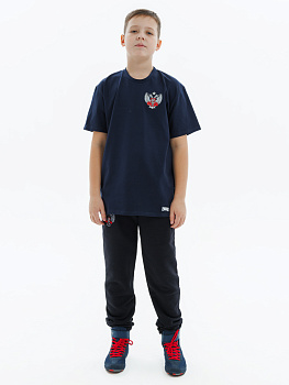 Футболка детская Puncher ФБ России 5.0 темно-синий