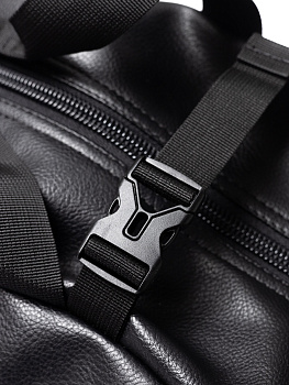 Сумка-рюкзак Puncher Экокожа, унисекс, черный XL