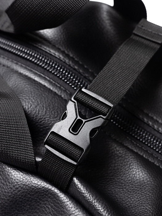 Сумка-рюкзак Puncher Экокожа, унисекс, черный XL